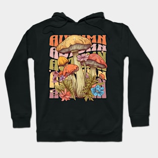 Autumn Mushrooms Hoodie